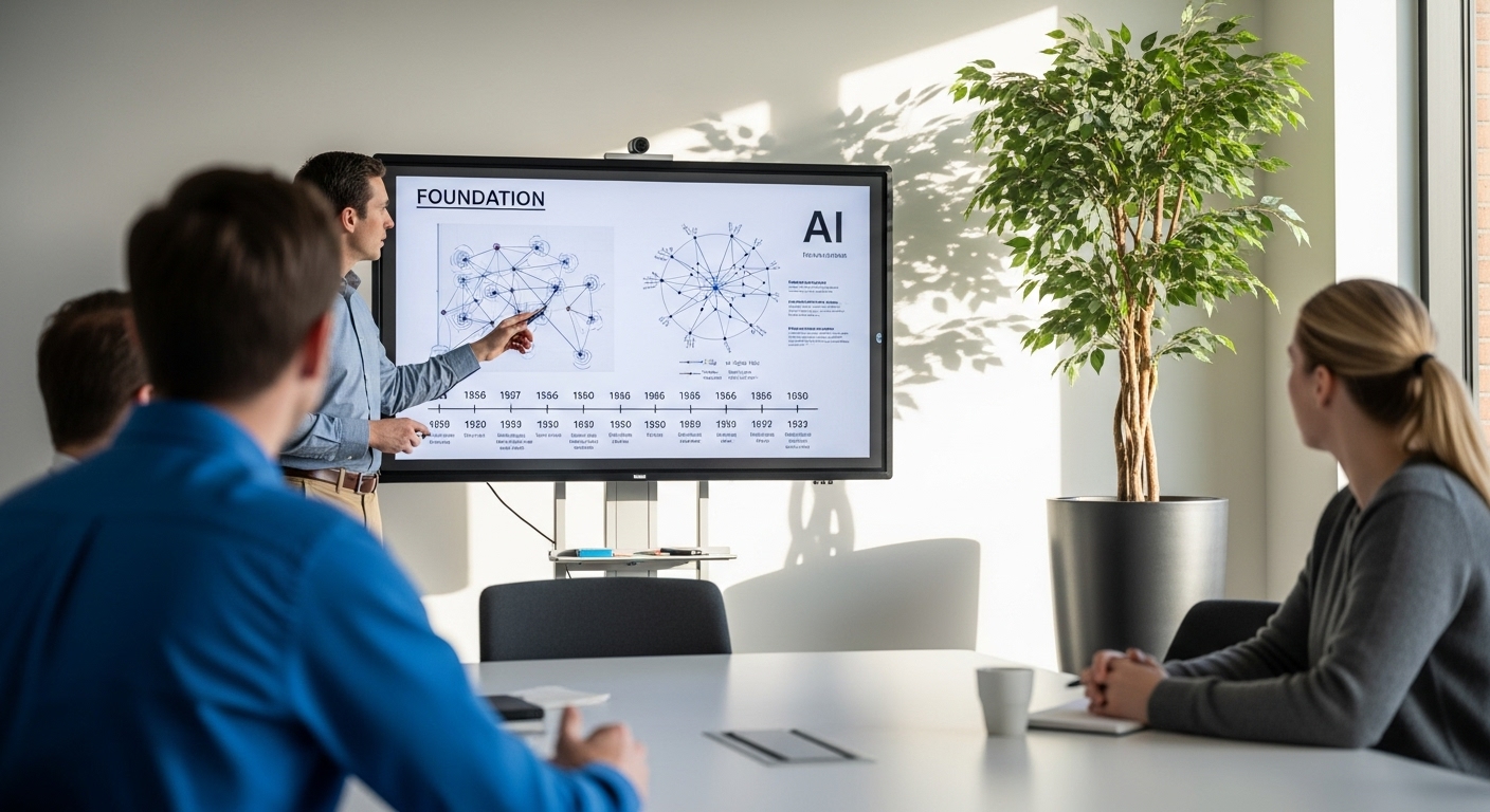Instructor teaching Foundational AI